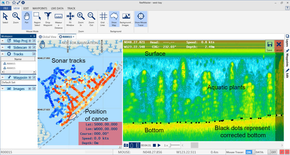 Swan Lake Bathymetry survey
